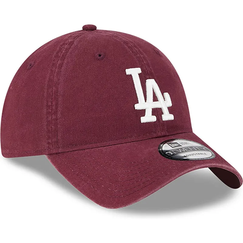 curva-granate-9twenty-league-essential-los-angeles-dodgers-mlb-new-era