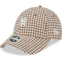 curva-9forty-houndstooth-new-york-yankees-mlb-new-era