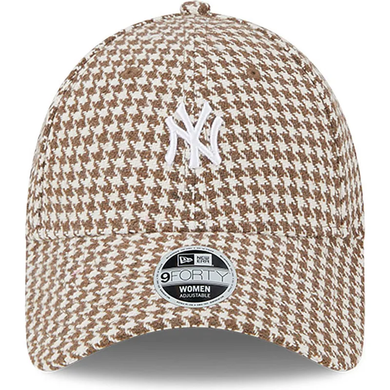 curva-9forty-houndstooth-new-york-yankees-mlb-new-era