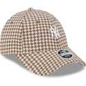 curva-9forty-houndstooth-new-york-yankees-mlb-new-era