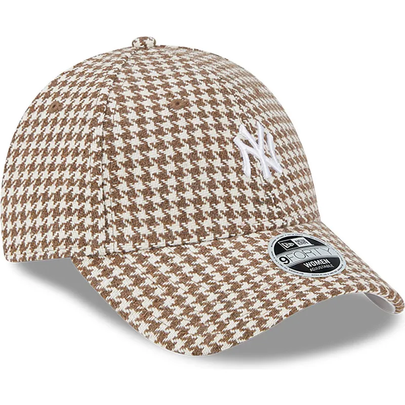 curva-9forty-houndstooth-new-york-yankees-mlb-new-era