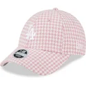 curva-9forty-houndstooth-los-angeles-dodgers-mlb-new-era