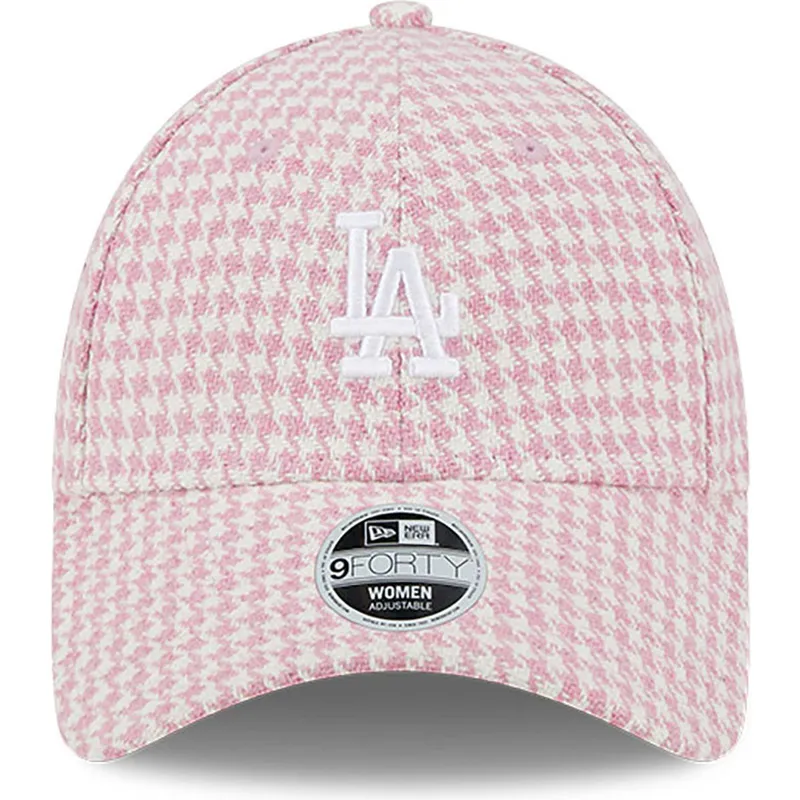 curva-9forty-houndstooth-los-angeles-dodgers-mlb-new-era