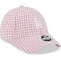 curva-9forty-houndstooth-los-angeles-dodgers-mlb-new-era