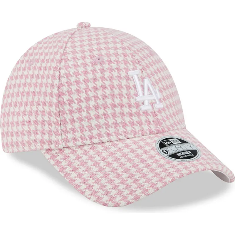 curva-9forty-houndstooth-los-angeles-dodgers-mlb-new-era