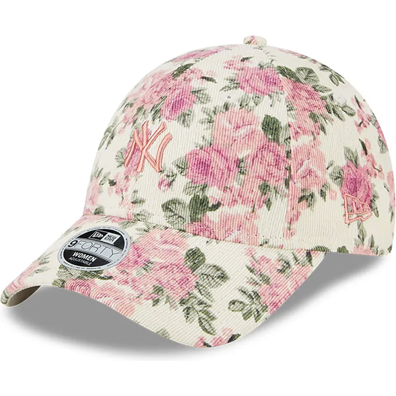 curva-rosa-9forty-floral-cord-new-york-yankees-mlb-new-era curva-rosa-9forty-floral-cord-new-york-yankees-mlb-new-era