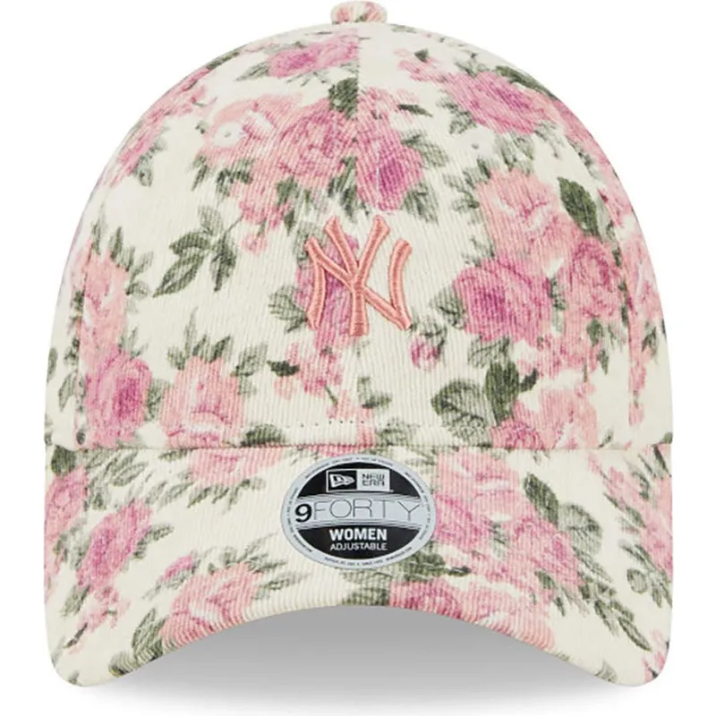 curva-rosa-9forty-floral-cord-new-york-yankees-mlb-new-era curva-rosa-9forty-floral-cord-new-york-yankees-mlb-new-era