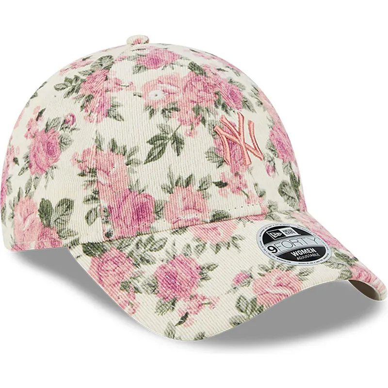 curva-rosa-9forty-floral-cord-new-york-yankees-mlb-new-era curva-rosa-9forty-floral-cord-new-york-yankees-mlb-new-era