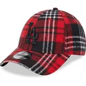 curva-negro-9forty-check-los-angeles-dodgers-mlb-new-era