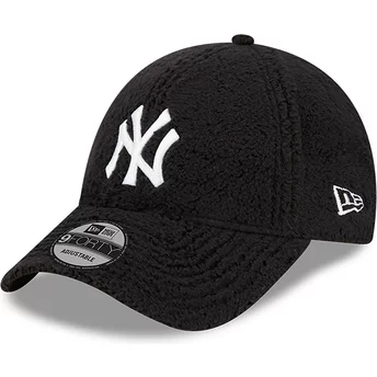 Νέα Εποχή Καμπυλωτή Περίμετρος 9FORTY Teddy New York Yankees MLB Μαύρο Προσαρμόσιμο Καπέλο