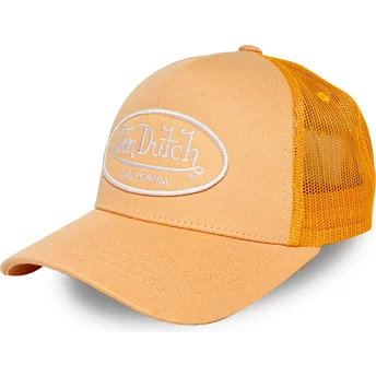 Καπέλο Von Dutch με Καμπύλη Μπροστινή Άκρη LOF B6B Κίτρινο Ρυθμιζόμενο