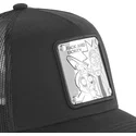 capslab-loo3-rick-and-morty-black-trucker-hat