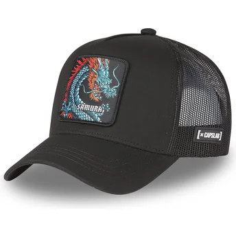 Καπέλο Trucker Μαύρο Δράκος Σαμουράι DRA1 Beasts από Capslab