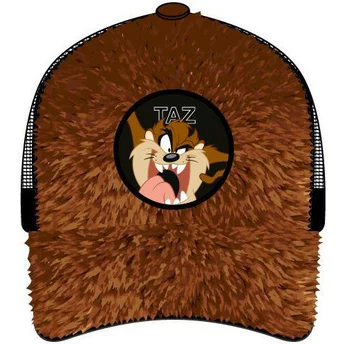 Καπέλο Φορτηγατζή Capslab Tasmanian Devil FUR1 TAZ1 Looney Tunes Καφέ και Μαύρο