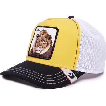 Καπέλο φορτηγατζή Goorin Bros. King MV Lion The Farm MVP Κίτρινο, Λευκό και Μαύρο