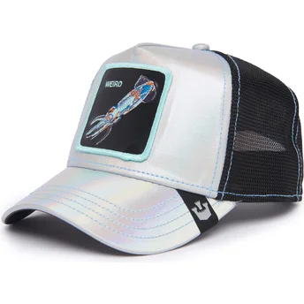 Καπέλο trucker γκρι και μαύρο καλαμάρι Weird Go Way Out There The Farm Deep Sea της Goorin Bros.