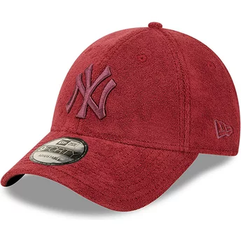 Νέα Εποχή Καμπυλωτό Περίγραμμα Κόκκινο Λογότυπο 9FORTY Πετσετέ Νέα Υόρκη Τα Καπέλα των Yankees MLB Κόκκινο Ρυθμιζόμενο