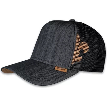 Καπέλο Φορτηγατζή Djinns HFT Λινό 2014 Μαύρο