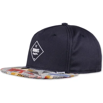Καπέλο μπλε σκούρο snapback Rubber Aztek της Djinns