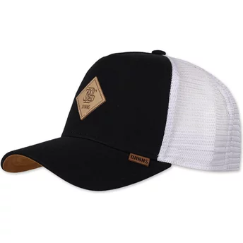 Καπέλο Φορτηγατζή Djinns HFT Jersey Patch Μαύρο και Άσπρο