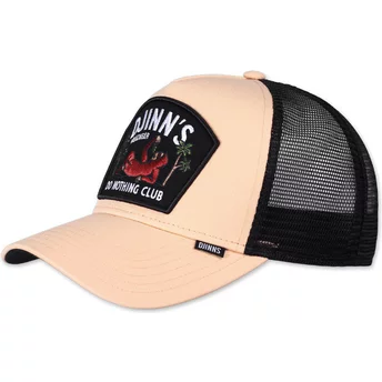 Καπέλο Φορτηγατζή Djinns Do Nothing Club HFT DNC Sloth σε Μπεζ και Μαύρο χρώμα