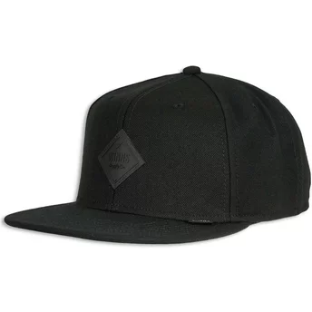 Καπέλο Djinns Flat Brim Monochrome Black Snapback σε Μονόχρωμο Μαύρο