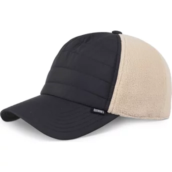Καπέλο Djinns με καμπύλη άκρη HFT Puffy Νάιλον Μαύρο και Μπεζ Snapback