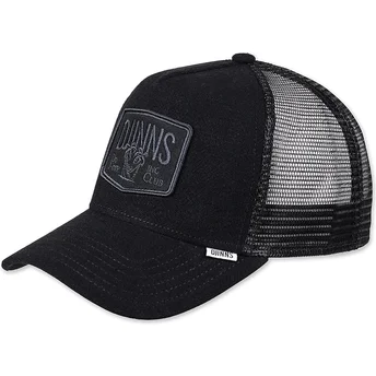 Μαύρο καπέλο trucker Hippy Canvas HFT της Djinns