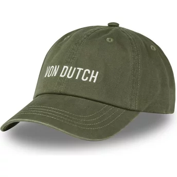 Καπέλο Von Dutch Curved Brim DC K Green Προσαρμόσιμο με Πράσινο χρώμα