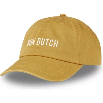 Καπέλο Von Dutch με καμπύλη γείσο DC CA κίτρινο ρυθμιζόμενο