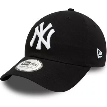 Καπέλο Νέας Εποχής με Καμπυλωτή Πλευρά 9TWENTY League Essential των New York Yankees MLB Μαύρο Ρυθμιζόμενο