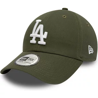 Νέα Εποχή Καμπύλη Μπριμ 9TWENTY League Essential Los Angeles Dodgers MLB Πράσινο Ρυθμιζόμενο Καπέλο