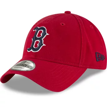 Νέα Εποχή Καμπυλωτό Περίγραμμα Ναυτικό Μπλε Λογότυπο 9TWENTY Core Classic Βοστώνης Κόκκινα Sox MLB Κόκκινο Ρυθμιζόμενο Καπέλο