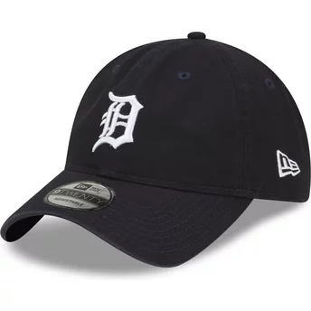 Νέα Εποχή Καμπύλη Περίμετρος 9TWENTY Core Classic Detroit Tigers MLB Μπλε Ρυθμιζόμενο Καπέλο Ναυτικού Χρώματος