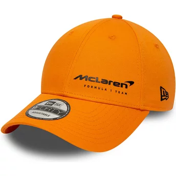 Καπέλο New Era Curved Brim 9FORTY Flawless McLaren Racing Formula 1 Πορτοκαλί Snapback