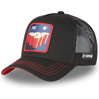 Καπέλο trucker μαύρο Beer Pong BE1 Cocktails της Capslab
