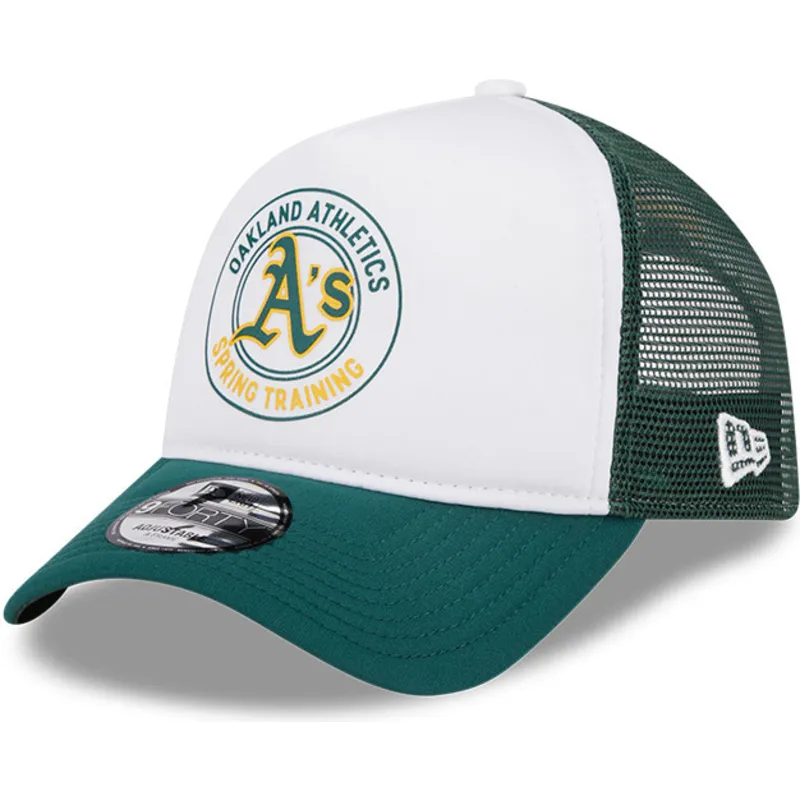 curva-snapback-9forty-a-frame-circle-oakland-athletics-mlb-new-era