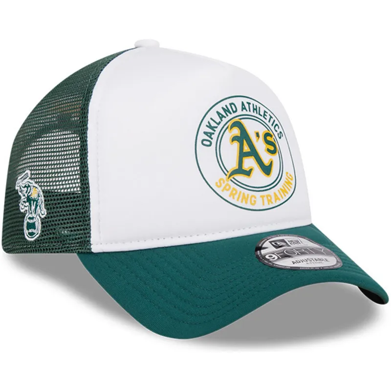 curva-snapback-9forty-a-frame-circle-oakland-athletics-mlb-new-era