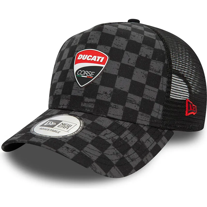curva-snapback-9forty-a-frame-all-over-print-check-ducati-motor-motogp-new-era curva-snapback-9forty-a-frame-all-over-print-check-ducati-motor-motogp-new-era