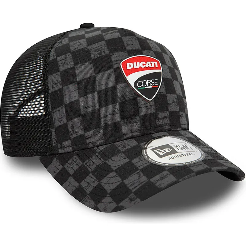 curva-snapback-9forty-a-frame-all-over-print-check-ducati-motor-motogp-new-era curva-snapback-9forty-a-frame-all-over-print-check-ducati-motor-motogp-new-era