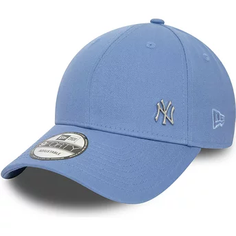 Μπλε στρογγυλεμένο καπέλο snapback 9FORTY Flawless των New York Yankees MLB από την New Era