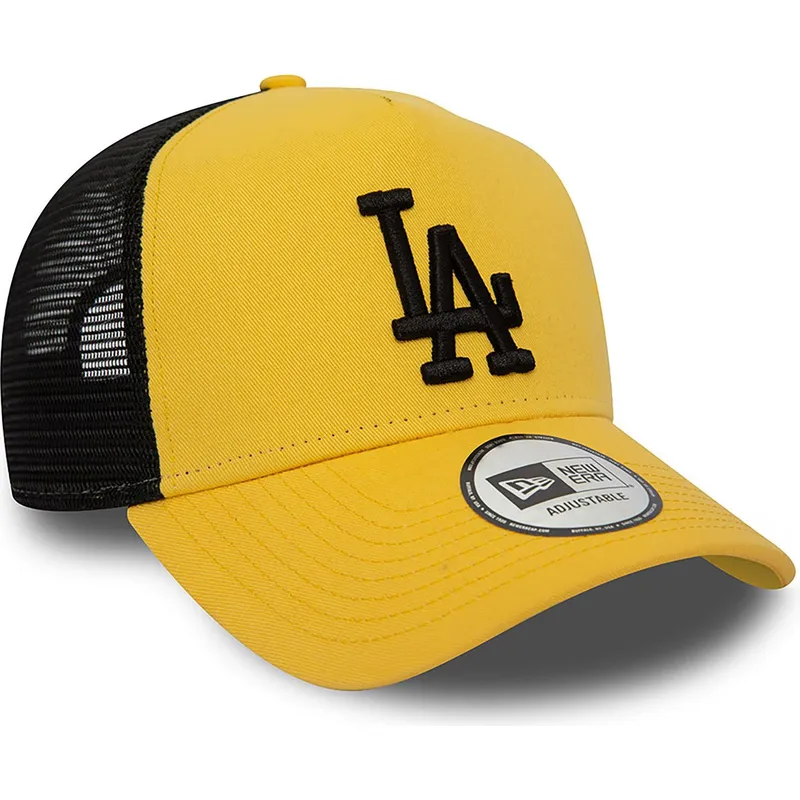 curva-snapback-negro-a-frame-league-essential-los-angeles-dodgers-mlb-new-era