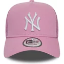 gorra-trucker-rosa-a-frame-league-essential-de-new-york-yankees-mlb-de-new-era