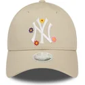 curva-9forty-flower-new-york-yankees-mlb-new-era