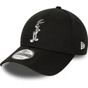 gorra-curva-negra-ajustable-9forty-character-de-bugs-bunny-looney-tunes-de-new-era