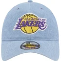 9twenty-washed-denim-los-angeles-lakers-nba-new-era