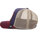 gorra-trucker-azul-marino-beige-y-roja-pajaro-ye-olde-birdie-the-farm-retro-classic-de-goorin-bros