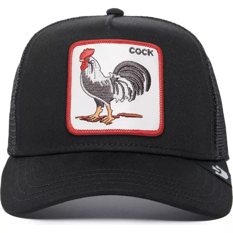 gorra-trucker-negra-gallo-the-cock-the-farm-de-goorin-bros