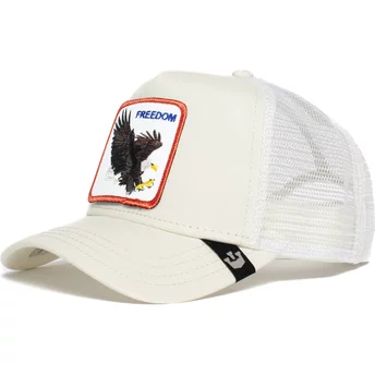 Λευκό τρακερ καπέλο αετού The Freedom Eagle The Farm από την Goorin Bros.