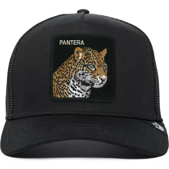 Μαύρο trucker καπέλο λεοπάρδαλης Pantera The Farm Premium από την Goorin Bros.